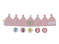 Little Dutch - Narodeninová korunka s číslami Pink