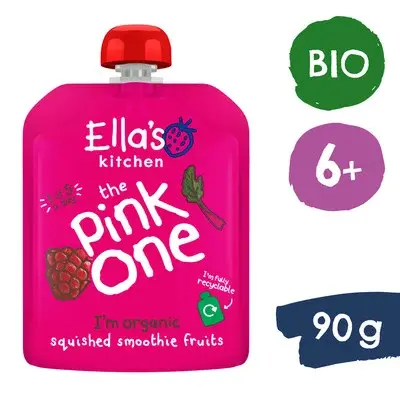 Ella's Kitchen - BIO PINK ONE ovocné pyré s dračím ovocím (90 g)