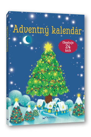 Svojtka: Adventný kalendár plný kníh: modrý