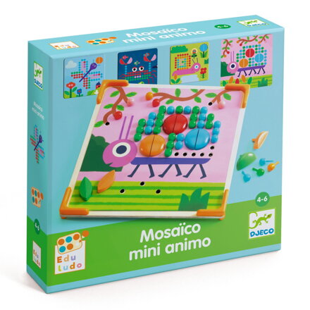 Djeco - Mini Animo: Kolíčková mozaika
