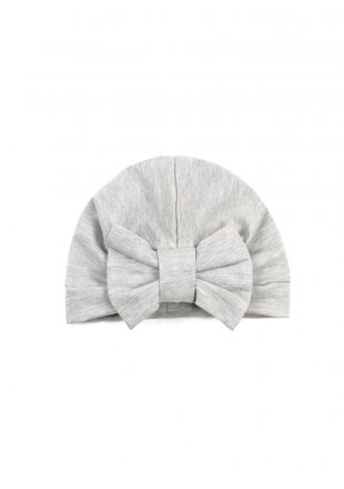 I LOVE MILK - Čiapka turban - sivá