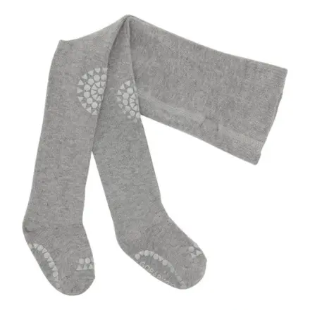 Minymo - Protišmykové pančuchy Grey Melange sivé