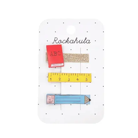 Rockahula - Sponky do vlasov I love school