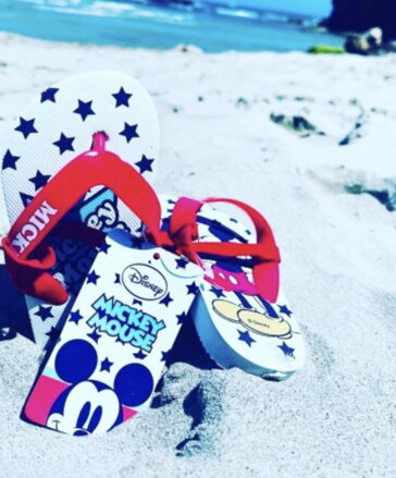 Detské žabky Flip Flop s gumičkou na päte - MICKEY MOUSE