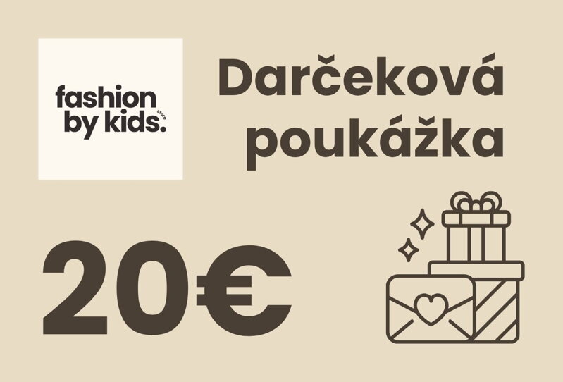 Darčeková poukážka 20 EUR 