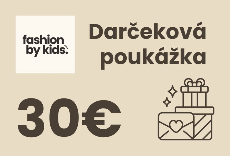 Darčeková poukážka 30 EUR 