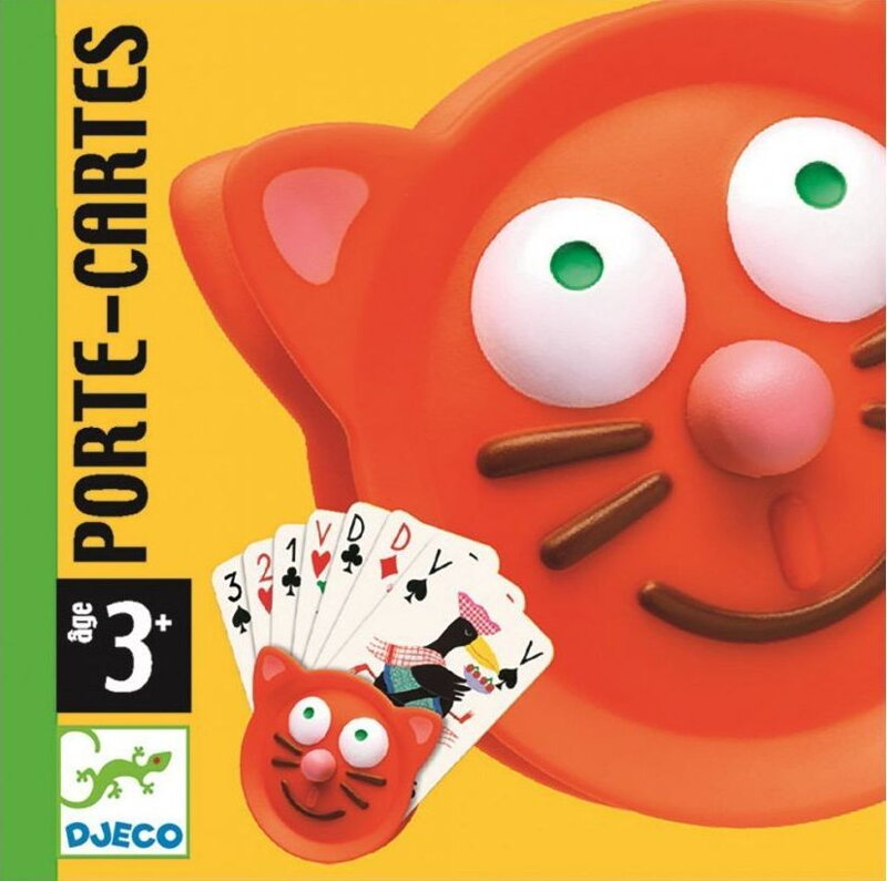 Djeco - Mačička: Detský držiak na karty MODRÝ